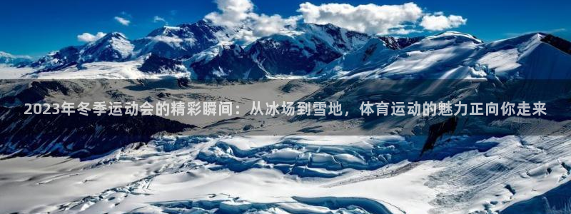2023年冬季运动会的精彩瞬间：从冰场到雪地，体育运动的魅力正向你走来